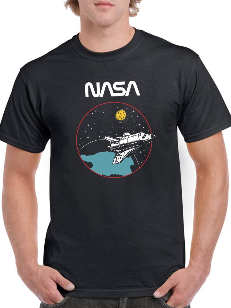 Nasa Space Shuttle Into Galaxy T-shirt -NASA Designs