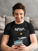 Nasa Space Shuttle Into Galaxy T-shirt -NASA Designs