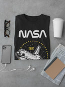 Nasa Space Shuttle Program Art T-shirt -NASA Designs