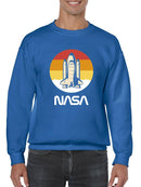 Nasa Space Shuttle Over Sunset Sweatshirt -NASA Designs
