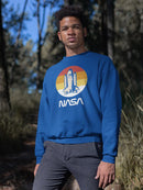 Nasa Space Shuttle Over Sunset Sweatshirt -NASA Designs