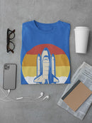Nasa Space Shuttle Over Sunset T-shirt -NASA Designs