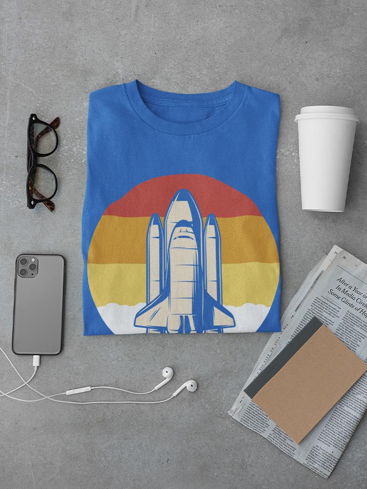 Nasa Space Shuttle Over Sunset T-shirt -NASA Designs