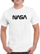 Nasa Minimalistic Noir  T-shirt -NASA Designs