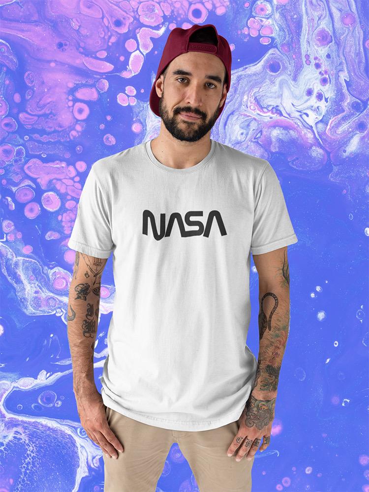 Nasa Minimalistic Noir  T-shirt -NASA Designs