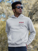 Nasa Red  W Text Hoodie -NASA Designs