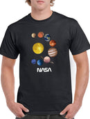 Nasa Watercolor Planets T-shirt -NASA Designs