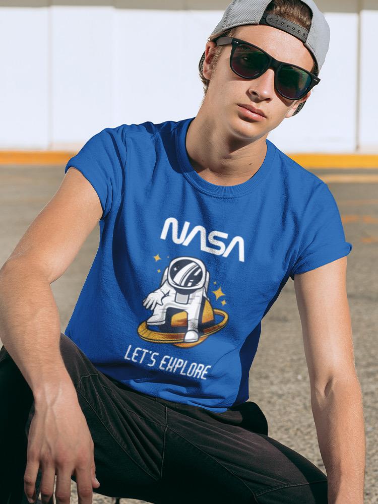 Nasa Let's Explore Cartoon T-shirt -NASA Designs