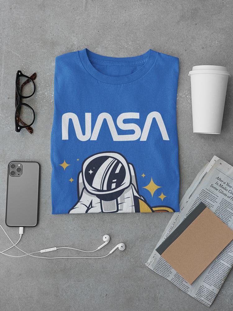 Nasa Let's Explore Cartoon T-shirt -NASA Designs