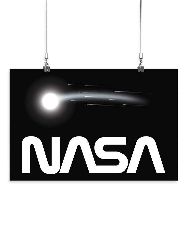 Nasa Comet Over Dark Sly Wall Art -NASA Designs