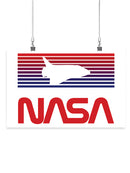 Nasa Shuttle Over Dusk Wall Art -NASA Designs