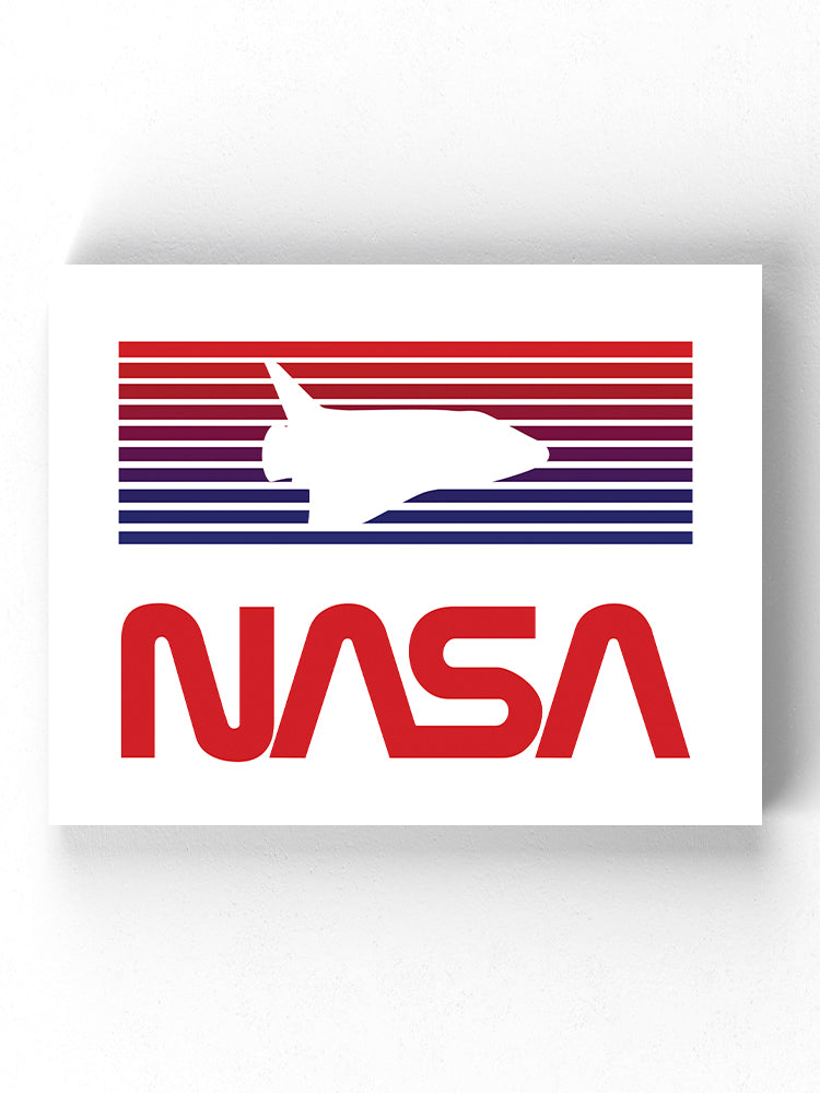 Nasa Shuttle Over Dusk Wall Art -NASA Designs
