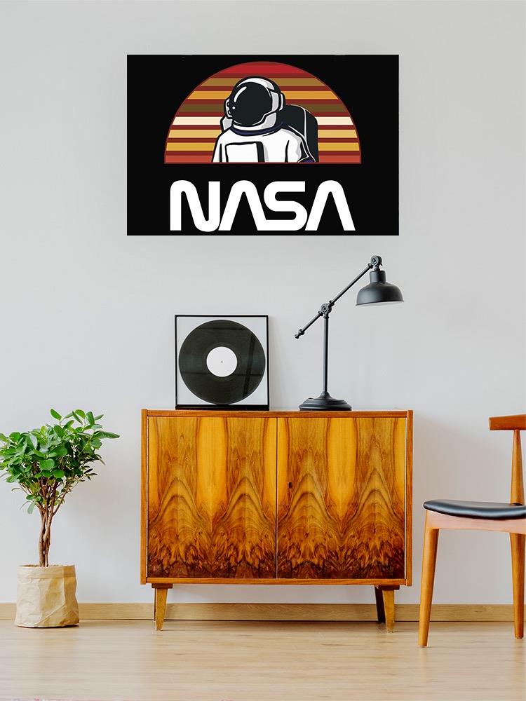 Nasa Spaceman Retro Color Wall Art -NASA Designs