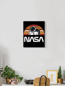 Nasa Spaceman Retro Color Wall Art -NASA Designs