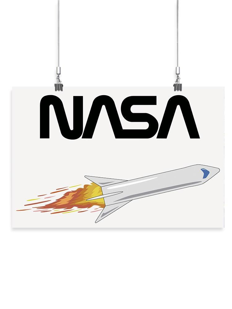Nasa Rochet Speeding Out Wall Art -NASA Designs