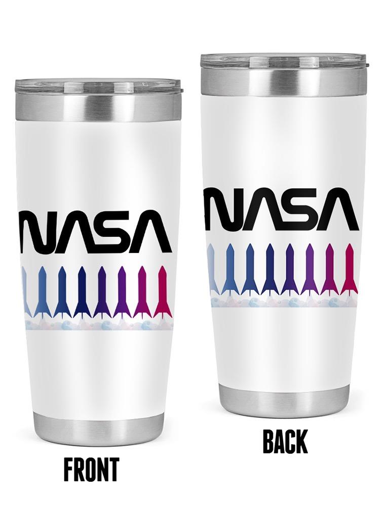 Nasa Rocket Silhouettes Tumbler -NASA Designs