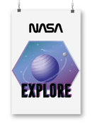 Nasa Explore Violet Planet Wall Art -NASA Designs