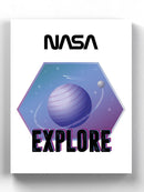 Nasa Explore Violet Planet Wall Art -NASA Designs