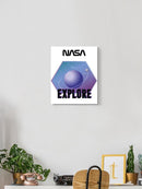 Nasa Explore Violet Planet Wall Art -NASA Designs