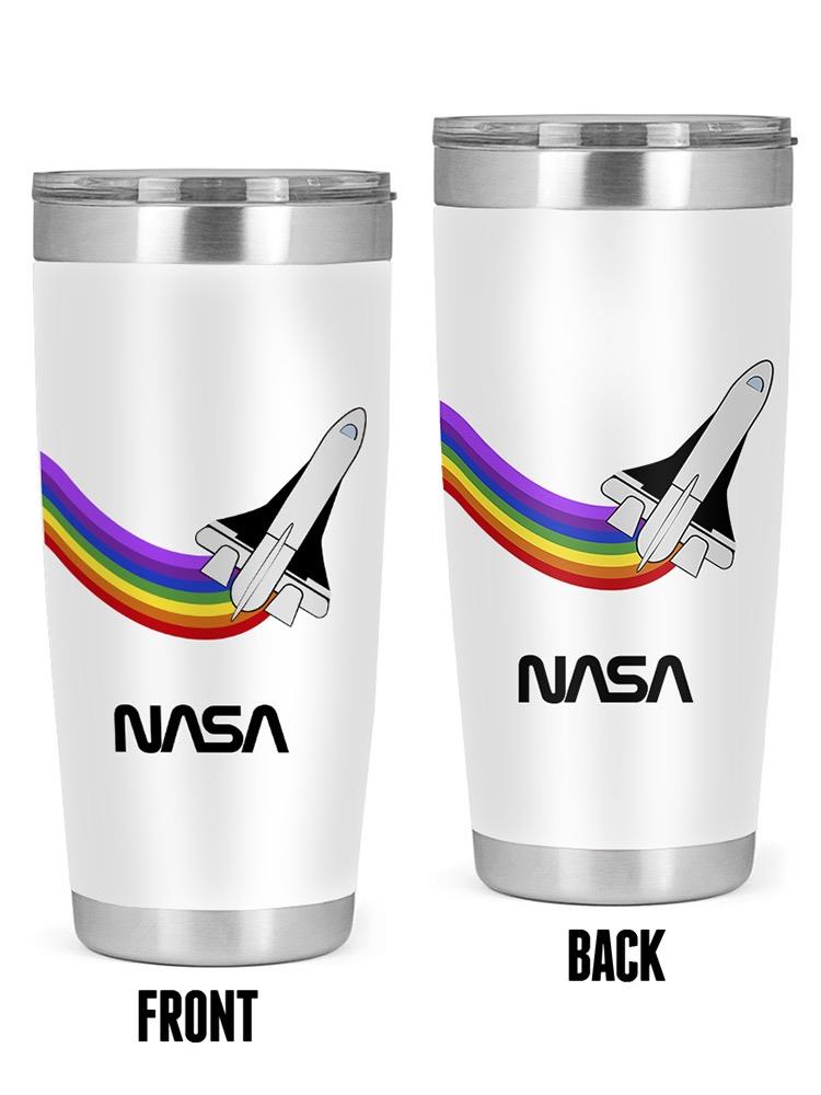 Nasa Shuttle W Rainbow Tumbler -NASA Designs