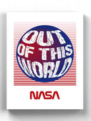 Out Of This World Grunge Text Wall Art -NASA Designs