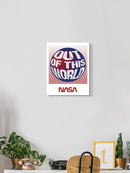 Out Of This World Grunge Text Wall Art -NASA Designs