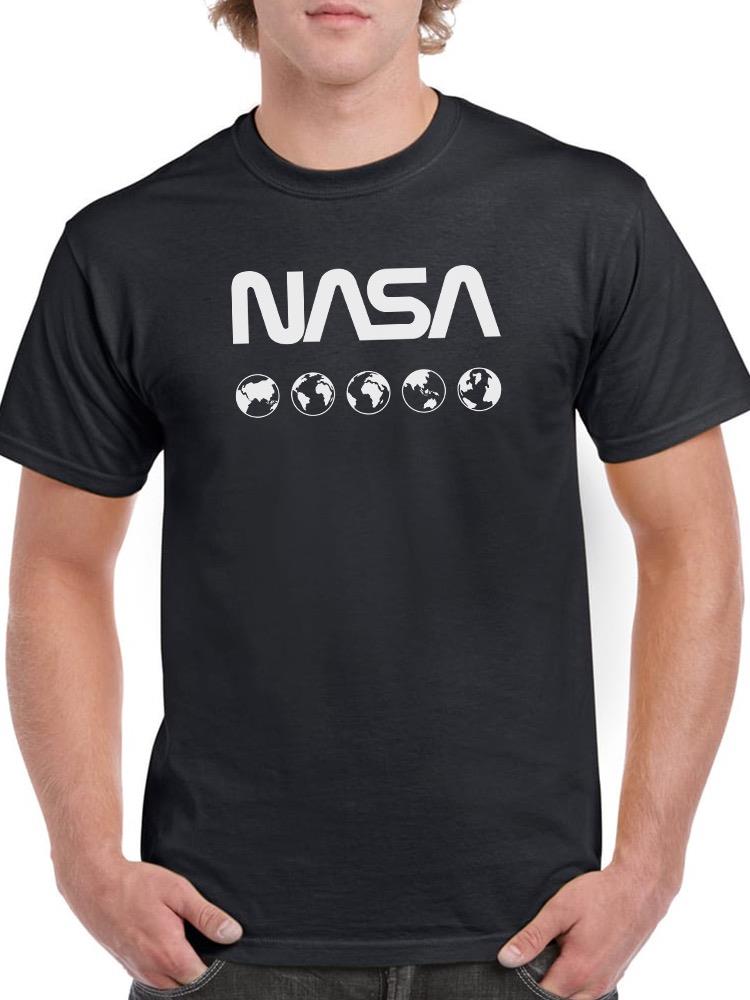 Nasa Planet Earth Banner T-shirt -NASA Designs