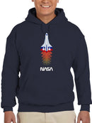 Nasa Shuttle Color Shadows Hoodie or Sweatshirt -NASA Designs