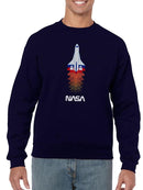 Nasa Shuttle Color Shadows Hoodie or Sweatshirt -NASA Designs