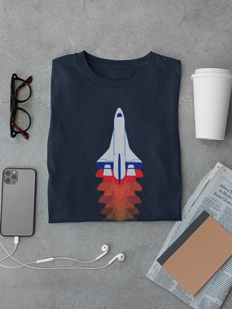 Nasa Shuttle Color Shadows T-shirt -NASA Designs