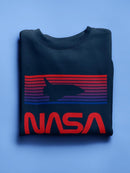 Nasa Shuttle Over Dusk Colors Hoodie or Sweatshirt -NASA Designs