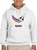 Nasa Shuttle Rainbow Trail Hoodie or Sweatshirt -NASA Designs
