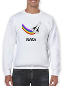 Nasa Shuttle Rainbow Trail Hoodie or Sweatshirt -NASA Designs