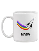 Nasa Shuttle Rainbow Trail Mug -NASA Designs