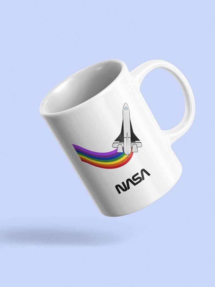 Nasa Shuttle Rainbow Trail Mug -NASA Designs