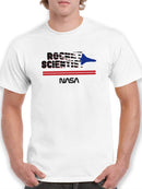 Nasa Rocket Scientist Banner T-shirt -NASA Designs