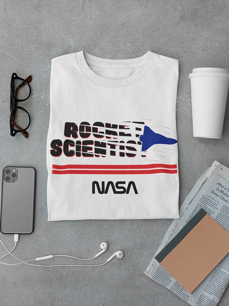 Nasa Rocket Scientist Banner T-shirt -NASA Designs