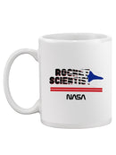 Nasa Rocket Scientist Banner Mug -NASA Designs