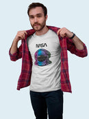 Nasa Astronaut Gazing Space T-shirt -NASA Designs