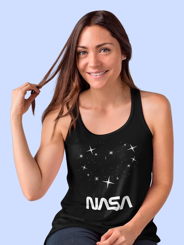 Nasa Heart Galaxy T-shirt -NASA Designs