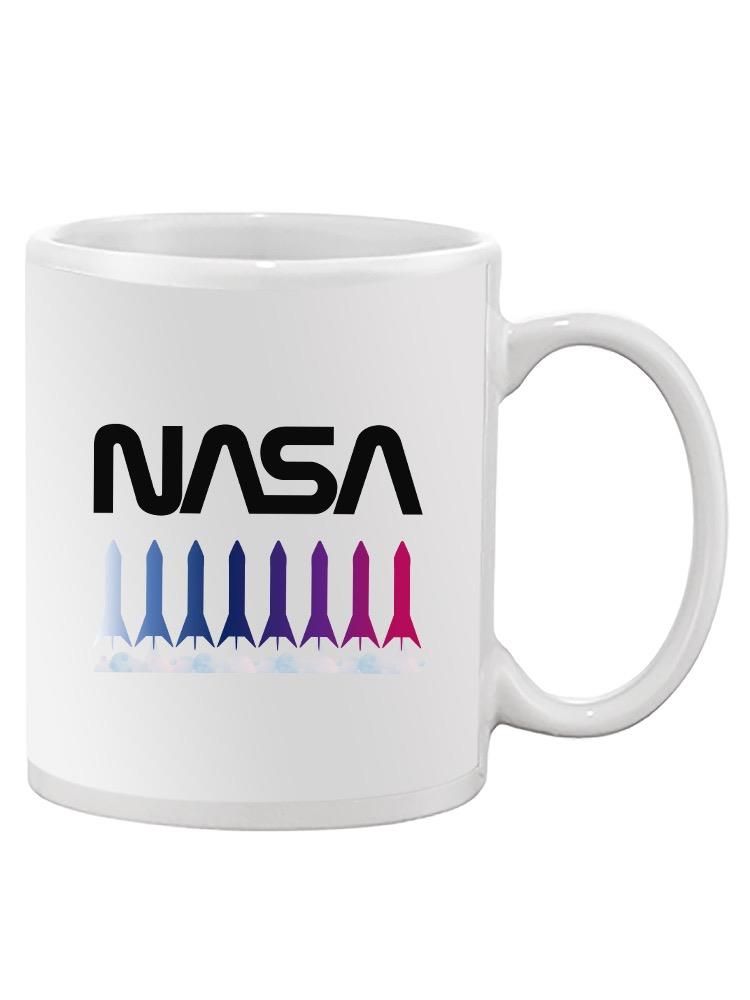 Nasa Rocket Gradient Mug -NASA Designs