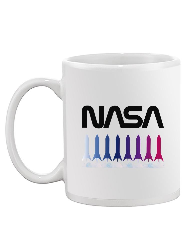 Nasa Rocket Gradient Mug -NASA Designs