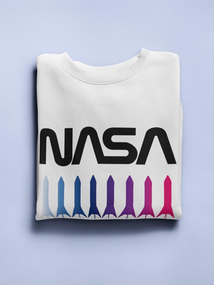 Nasa Rocket Gradient Hoodie or Sweatshirt -NASA Designs