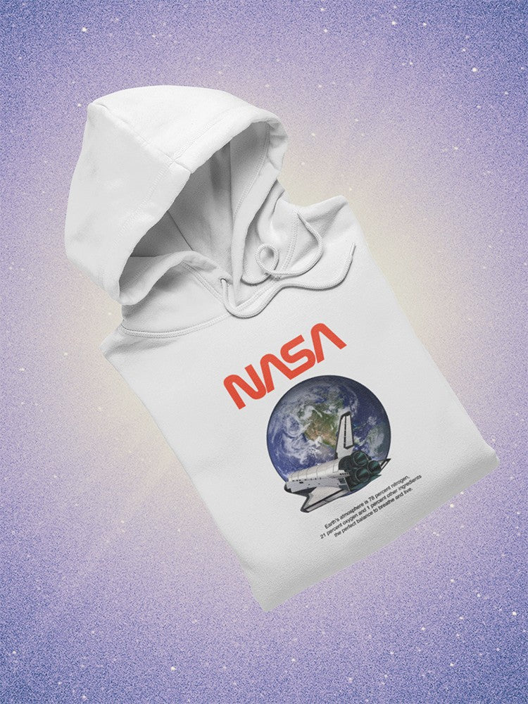 Nasa Earth Atmosphere Hoodie or Sweatshirt -NASA Designs