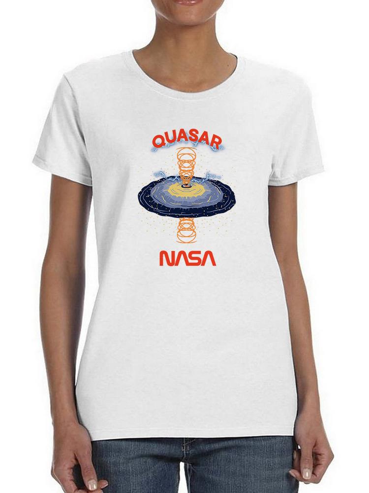 Nasa Quasar Art Shaped T-shirt -NASA Designs