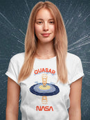 Nasa Quasar Art Shaped T-shirt -NASA Designs