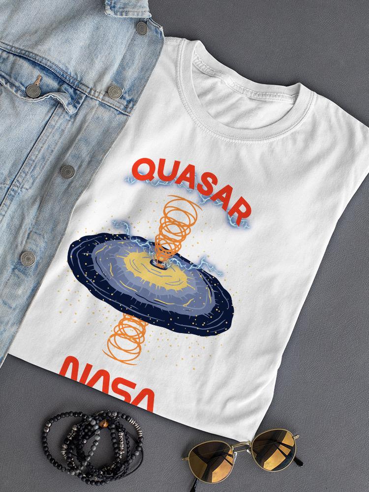 Nasa Quasar Art Shaped T-shirt -NASA Designs