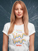 Nasa True Colors Of Universe Shaped T-shirt -NASA Designs