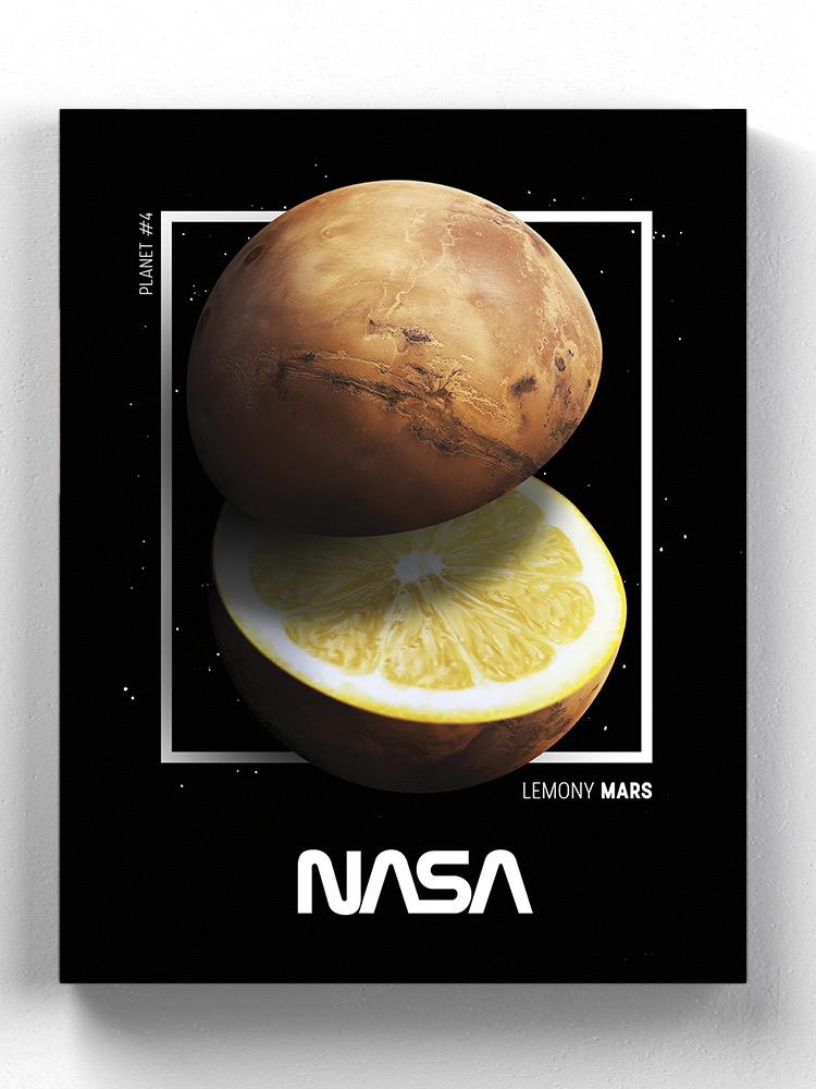 Nasa Lemony Mars Wall Art -NASA Designs