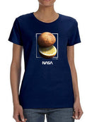 Nasa Lemony Mars Shaped T-shirt -NASA Designs